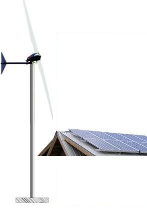 5550 W  Wind Solar Tilting System